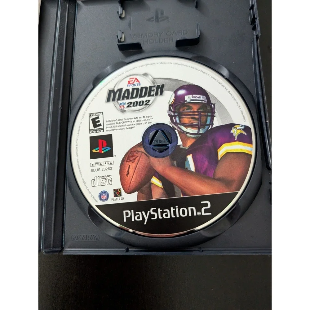 Madden‎ NFL 2002 PS2 PlayStation 2 + Reg Card - Complete CIB -